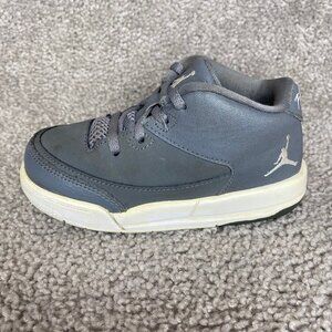 JORDAN FLIGHT ORIGIN 3 BT Cool Gray White 820248-003 Shoes Toddler US Size 8C